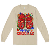 Mushroom Merry crocmas Long Sleeve Tee - NancyCooperArtShop