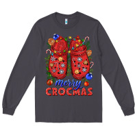 Smoke Merry crocmas Long Sleeve Tee - NancyCooperArtShop