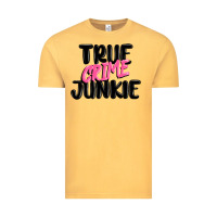 Vintage Mustard true crime junkie Vintage Tee - MaliasSmallBusiness