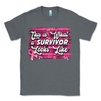 This Is What A Survivor Looks Like Breast Cancer Classic Tee | Teevron