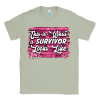 Matcha This is what a survivor looks like Breast Cancer Classic Tee - NancyCooperArtShop