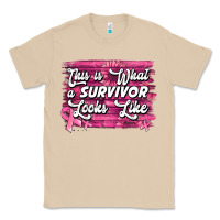 Mushroom This is what a survivor looks like Breast Cancer Classic Tee - NancyCooperArtShop