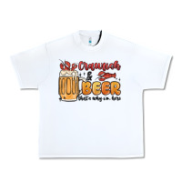 White crawfish and beer that's why i'm here Urban Heavy Tee - MaliasSmallBusiness