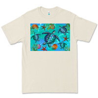 Bone Turtle Seashells Starfish Premium Tee - Artiststas