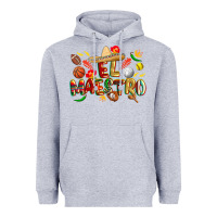 Heather Grey cinco de mayo el maestro Heavyweight Hoodie - CowGirlArtShop