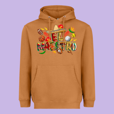 Cinco De Mayo El Maestro Heavyweight Hoodie Designed By Cowgirlartshop