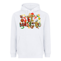 White cinco de mayo el maestro Heavyweight Hoodie - CowGirlArtShop