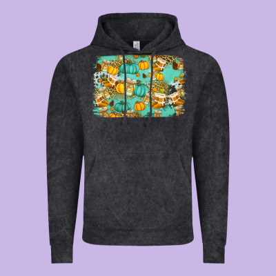 Western Fall Vibes Background Vintage Hoodie Designed By Jasminsmagicworld