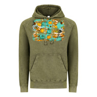 Vintage Olive western fall vibes background Vintage Hoodie - Jasminsmagicworld