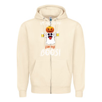 Sandshell I'm Just Here For The Boos Zipper Hoodie - Bettercallsaul