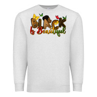 Oatmeal Heather black is beautiful Premium Sweatshirt - CowGirlArtShop