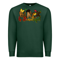 Sports Green black is beautiful Premium Sweatshirt - CowGirlArtShop