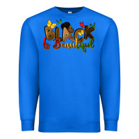 True Royal black is beautiful Premium Sweatshirt - CowGirlArtShop