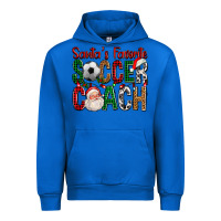 Cobalt Santa's Favorite Soccer Coach For Christmas Urban Hoodie - FaDigitalArtStudio