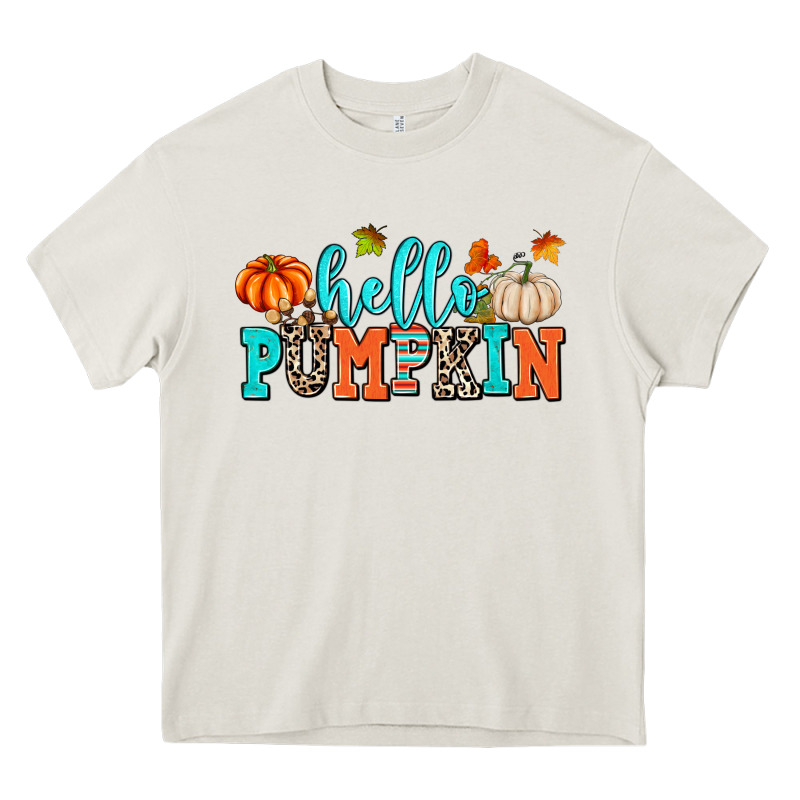 Hello Pumpkin Heavy Core Tee by AdoDesignShop | Teevron