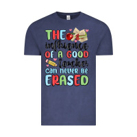 Vintage Denim the influence of a good teacher can never be  eras Vintage Tee - MaliasSmallBusiness