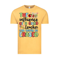 Vintage Mustard the influence of a good teacher can never be  eras Vintage Tee - MaliasSmallBusiness
