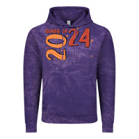Cloud Purple custom class of 2024 name of school font  super sn Vintage Hoodie - MaliasSmallBusiness