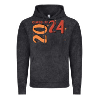Vintage Black custom class of 2024 name of school font  super sn Vintage Hoodie - MaliasSmallBusiness