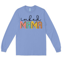Colony Blue inked mama artistshot Long Sleeve Tee - JahusDesignShop