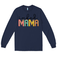 Navy inked mama artistshot Long Sleeve Tee - JahusDesignShop