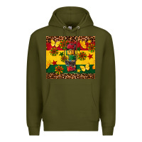 Army Green power juneteenth Premium Hoodie - CowGirlArtShop