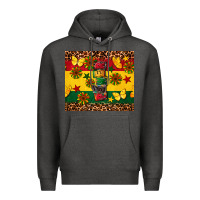 Charcoal Heather power juneteenth Premium Hoodie - CowGirlArtShop