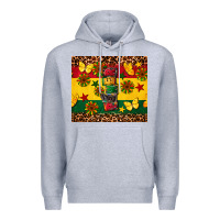 Heather Grey power juneteenth Premium Hoodie - CowGirlArtShop