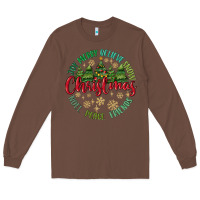 Chestnut Christmas Vibes Long Sleeve Tee - MaliasSmallBusiness