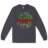 Smoke Christmas Vibes Long Sleeve Tee - MaliasSmallBusiness