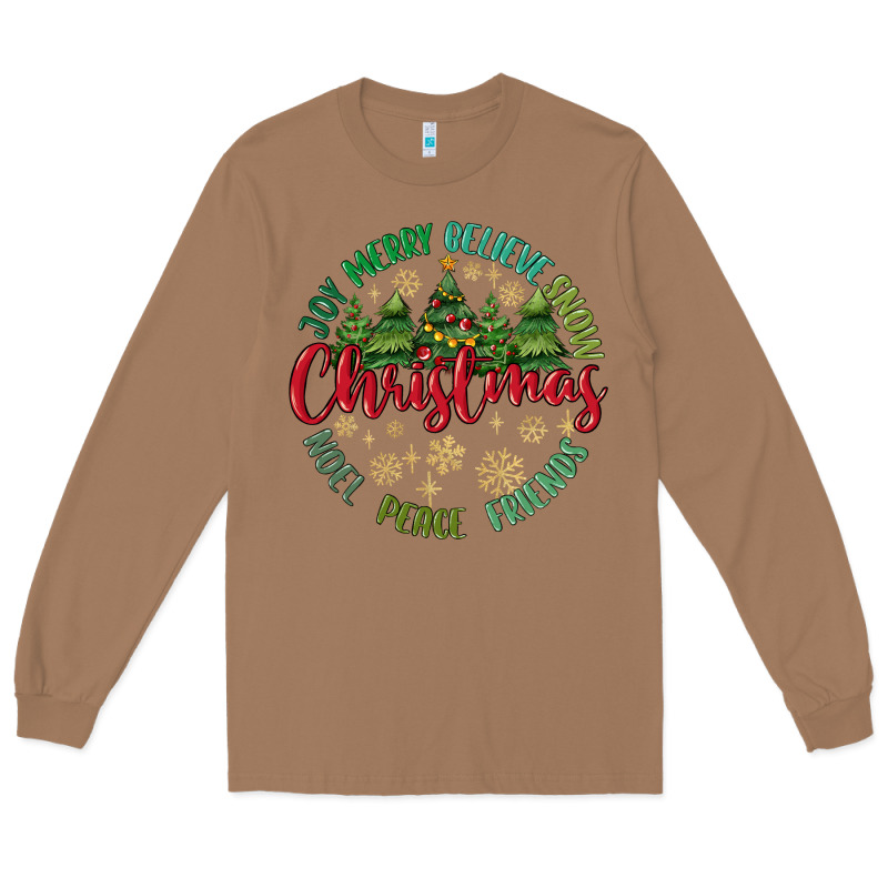 Christmas Vibes Long Sleeve Tee by MaliasSmallBusiness | Teevron