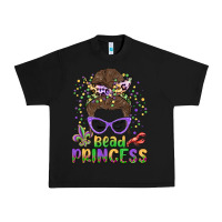 Black bead princess messy bun mardi gras Urban Heavy Tee - MaliasSmallBusiness