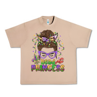 Burro bead princess messy bun mardi gras Urban Heavy Tee - MaliasSmallBusiness