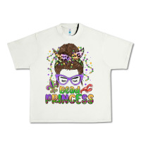 Pistachio bead princess messy bun mardi gras Urban Heavy Tee - MaliasSmallBusiness
