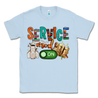 Dusty Blue service mode on Classic Tee - NancyCooperArtShop