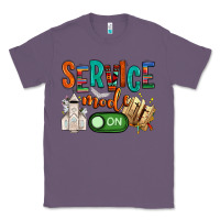 Lavender service mode on Classic Tee - NancyCooperArtShop