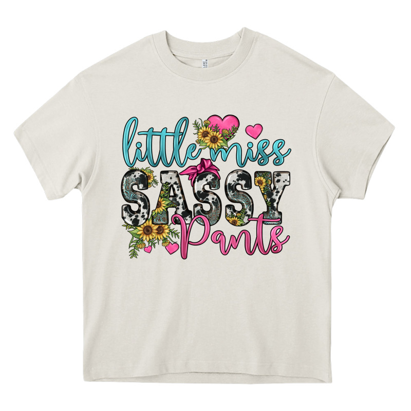 Little Miss Sassy Pants Heavy Core Tee by JahusDesignShop | Teevron