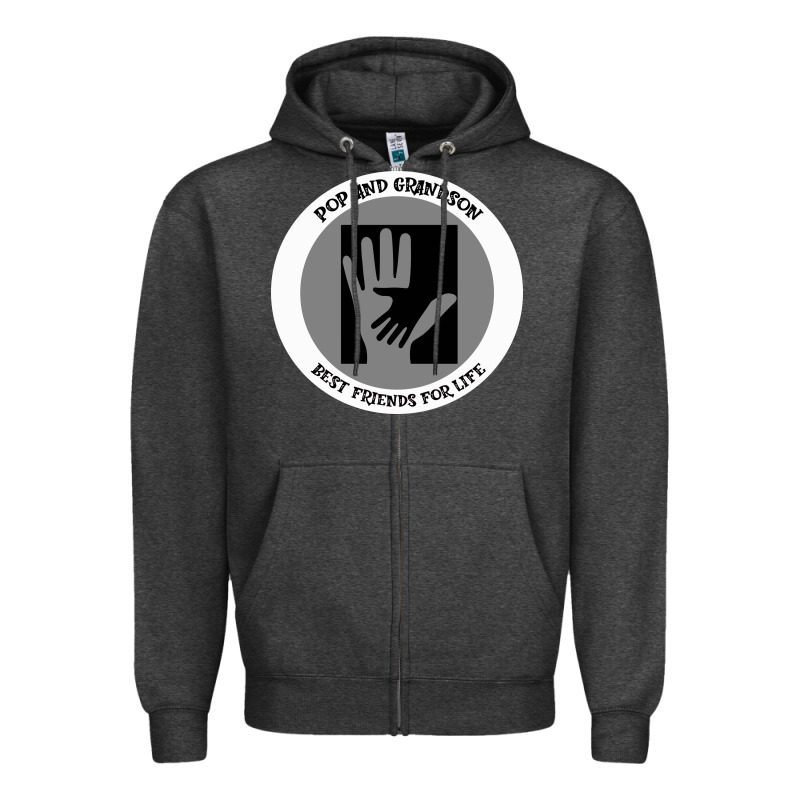 Pop Pop And Grandson Best Friends For Life Zipper Hoodie by Bettercallsaul | Teevron