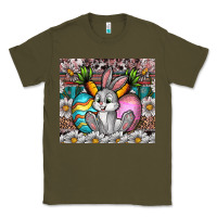 Army Green easter Classic Tee - CowhideDigitalArt