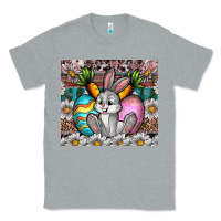 Heather Grey easter Classic Tee - CowhideDigitalArt