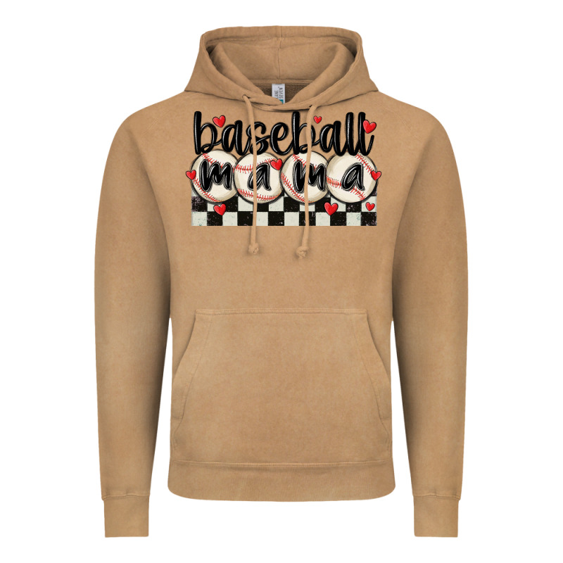 Baseball Mama Vintage Hoodie by MaliasSmallBusiness | Teevron