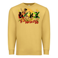 Antique Gold black princess Premium Sweatshirt - CowGirlArtShop