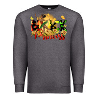 Charcoal Heather black princess Premium Sweatshirt - CowGirlArtShop