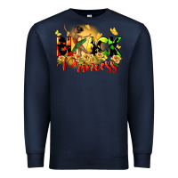 Navy black princess Premium Sweatshirt - CowGirlArtShop