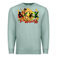 Seafoam black princess Premium Sweatshirt - CowGirlArtShop