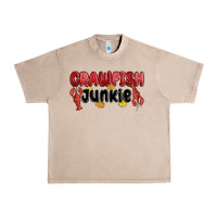 French Oak crawfish junkie Urban Heavy Tee - MaliasSmallBusiness