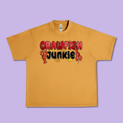 Crawfish Junkie Urban Heavy Tee Designed By Maliassmallbusiness