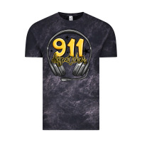 Cloud Black 911 dispatcher Vintage Tee - MaliasSmallBusiness