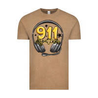 Vintage Coffee 911 dispatcher Vintage Tee - MaliasSmallBusiness