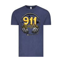 Vintage Denim 911 dispatcher Vintage Tee - MaliasSmallBusiness